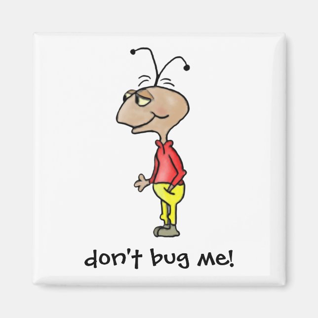 Cartoon Bug Magnet (Front)