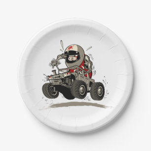 Cartoon Buggy Paper Plate