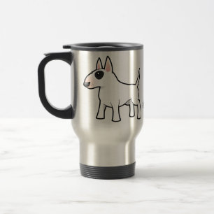 Cartoon Bull Terrier Travel Mug