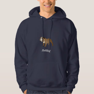 Cartoon Bulldog Hoodie