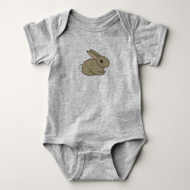 Cartoon Bunny Bodysuit (Front)