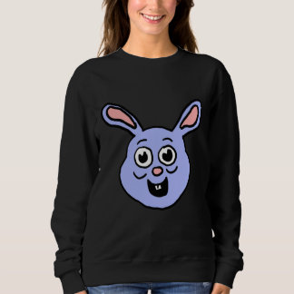 Cartoon Bunny Head Sweatshirt