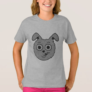 Cartoon Bunny Head T-Shirt