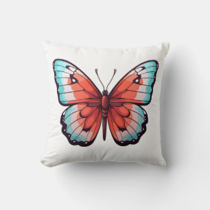Cartoon butterfly illustration cushion