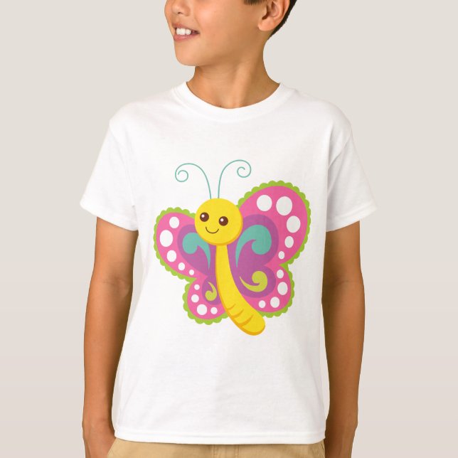 Cartoon Butterfly T-Shirt (Front)