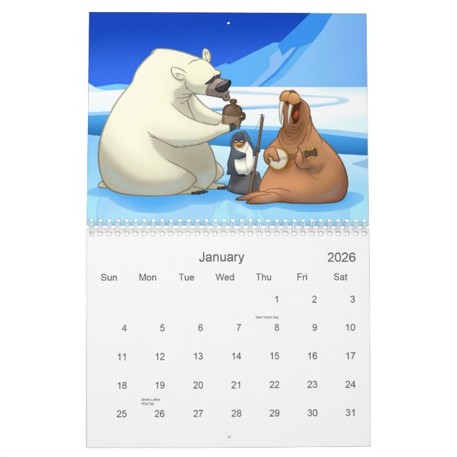 Cartoon Calendar 2010 (Jan 2026)