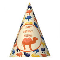 Cartoon Camel Orange Bactrian 2 Humps Personalised