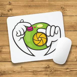Cartoon Camera Mouse Mat
