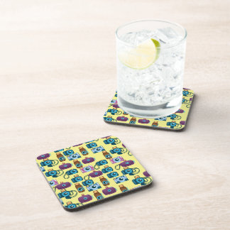 Cartoon camera pattern coaster