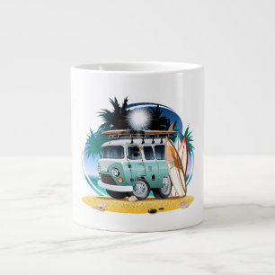 Cartoon Camper Large Coffee Mug