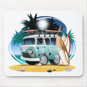 Cartoon Camper Mouse Mat