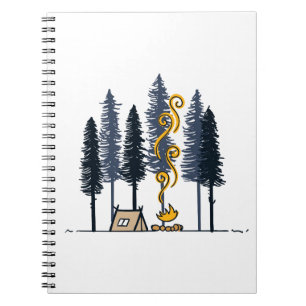 Cartoon Camping Notebook