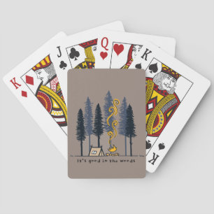 Cartoon Camping Playing Cards