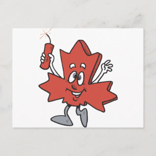 Cartoon Canada Postcard
