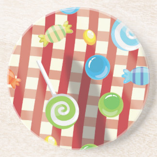 Cartoon Candy Coaster