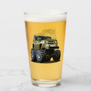 Cartoon car glass