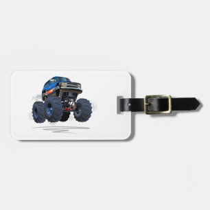Cartoon car luggage tag