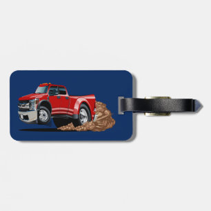 Cartoon car luggage tag