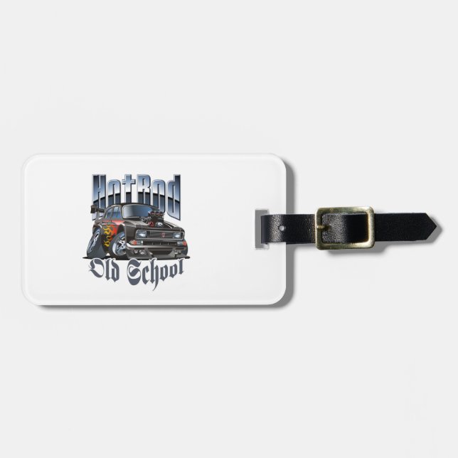 Cartoon car luggage tag (Front Horizontal)