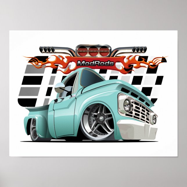 Cartoon car poster (Front)