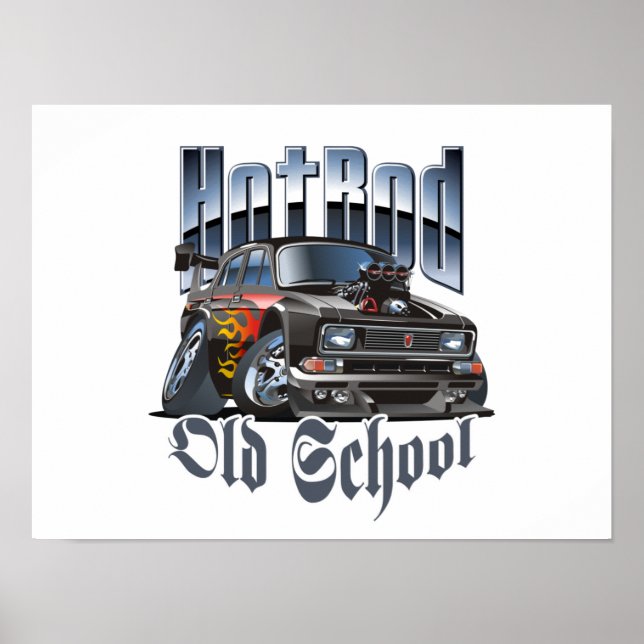 Cartoon car poster (Front)
