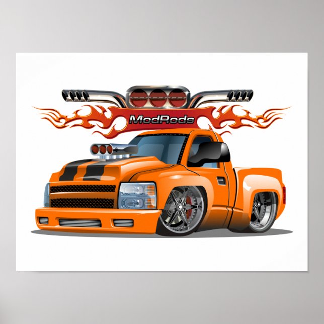 Cartoon car poster (Front)