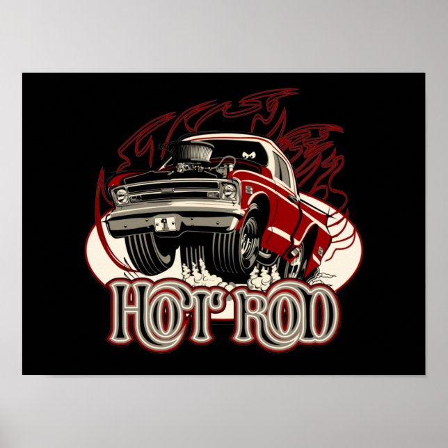 Cartoon car poster (Front)