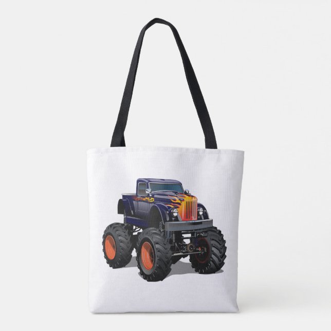 Cartoon car tote bag (Back)