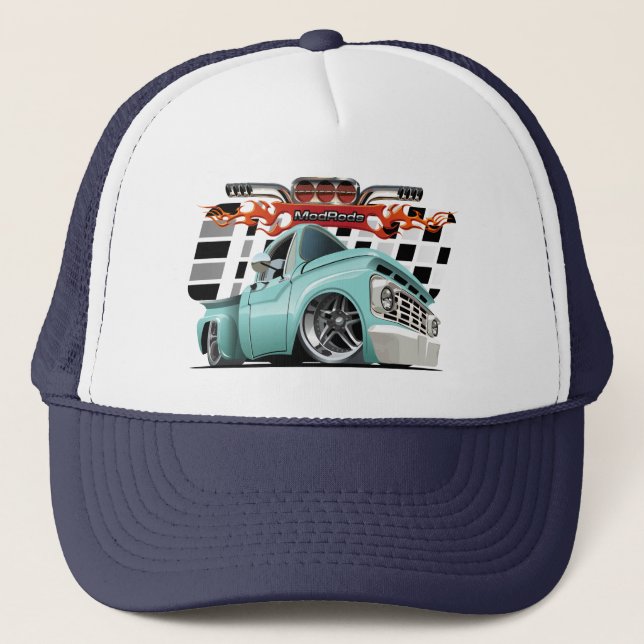 Cartoon car trucker hat (Front)