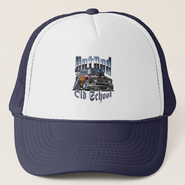 Cartoon car trucker hat (Front)