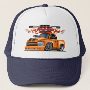 Cartoon car trucker hat
