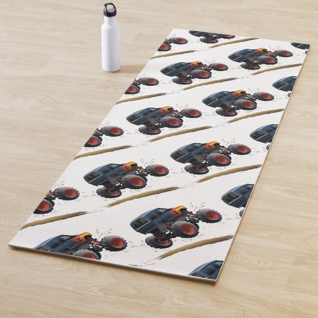 Cartoon car yoga mat (In Situ)