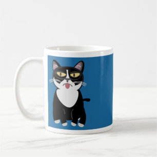 Cartoon Cat Add Some Text Coffee Mug
