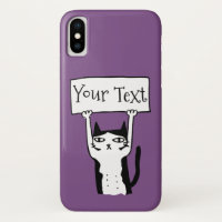 Cartoon Cat Case-Mate iPhone Case