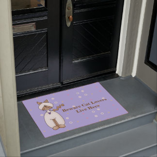 Cartoon Cat Kitty Doormat