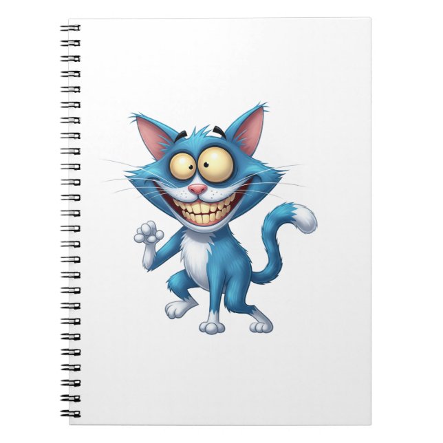 Cartoon Cat Notebook (Front)