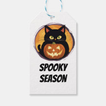 Cartoon Cat Spooky Season Halloween Happy Holiday