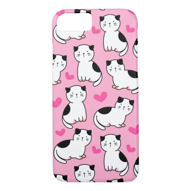 Cartoon Cats Case-Mate iPhone Case (Back)