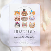 Cartoon Cats Kids’ Purr-fect Birthday Party