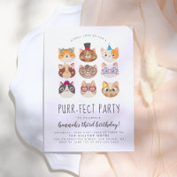 Cartoon Cats Kids’ Purr-fect Birthday Party