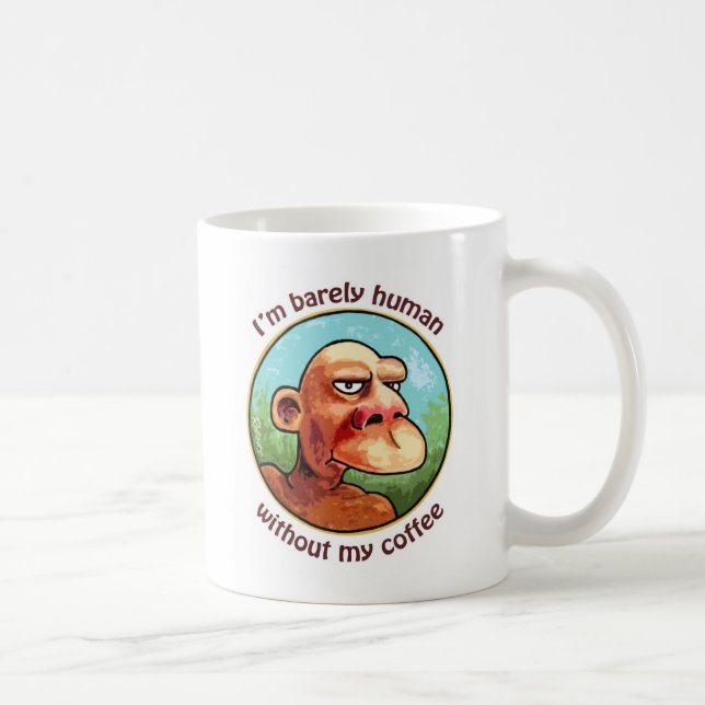 CARTOON CAVEMAN MUG (Right)