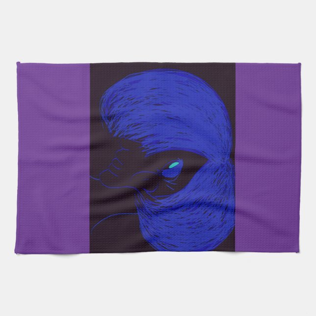 Cartoon Character Art Kitchen Towel (Horizontal)