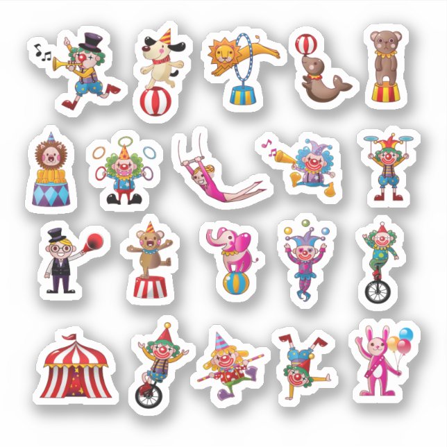 Cartoon Character Circus Set (Front)