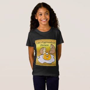 cartoon character fried egg with big smile T-Shirt