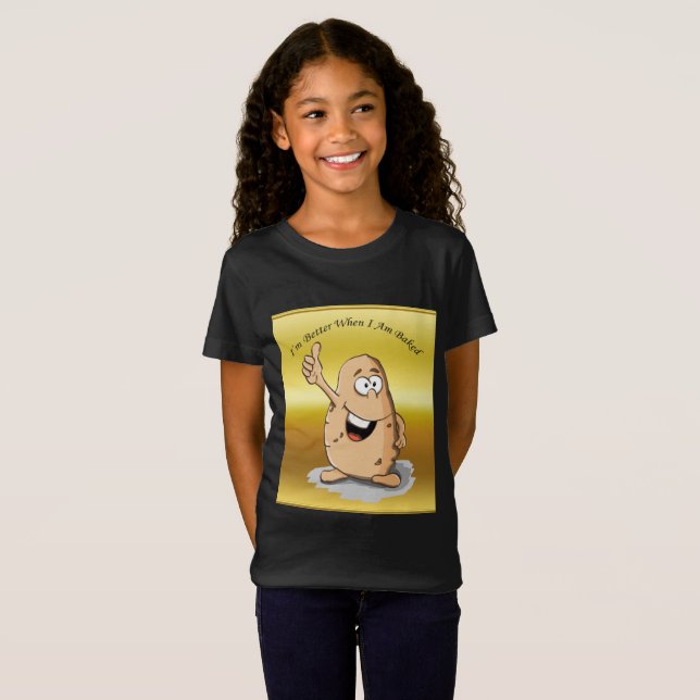 cartoon character potato with big eyes 2 T-Shirt (Front Full)