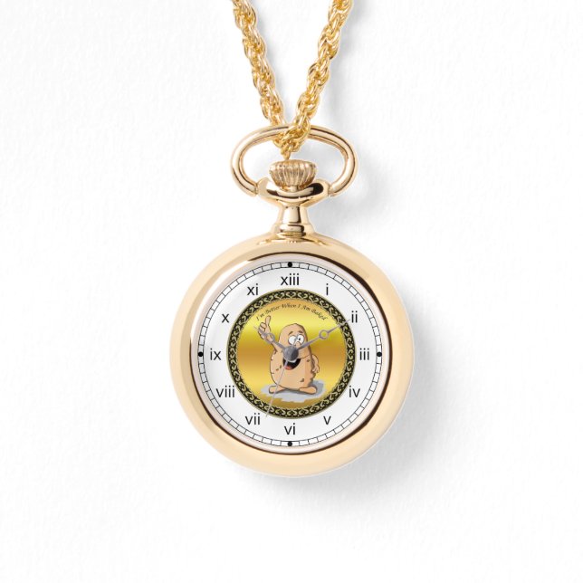 cartoon character potato with big eyes 2 watch (Front)