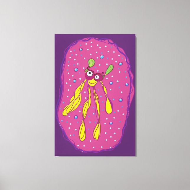 Cartoon Character Single Wall Art (Front)