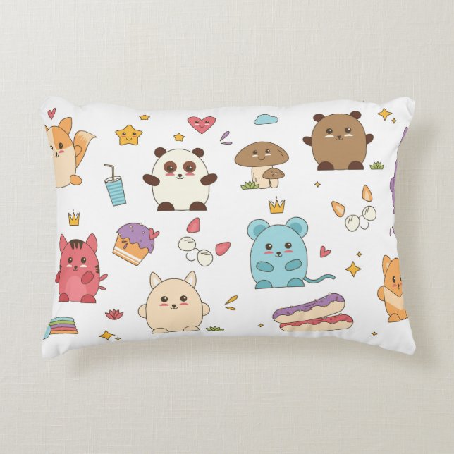 "Cartoon characters" Decorative Cushion (Front)