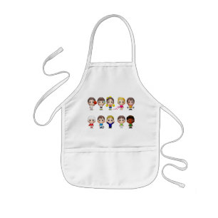 Cartoon characters kids apron. apron