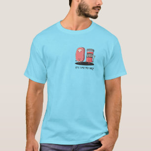 Cartoon Characters Steak & Sauce Custom BBQ Chef T-Shirt